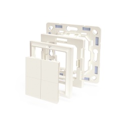 Shelly BLU WS4 + Gira/Merten Adapter