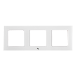 Shelly Frame for Wall Switch White x3 - Shelly Europe