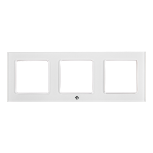 Shelly Frame for Wall Switch White x3 - Shelly Europe