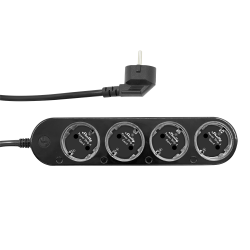 Shelly Power Strip 4 Gen4 Black - Shelly Europe