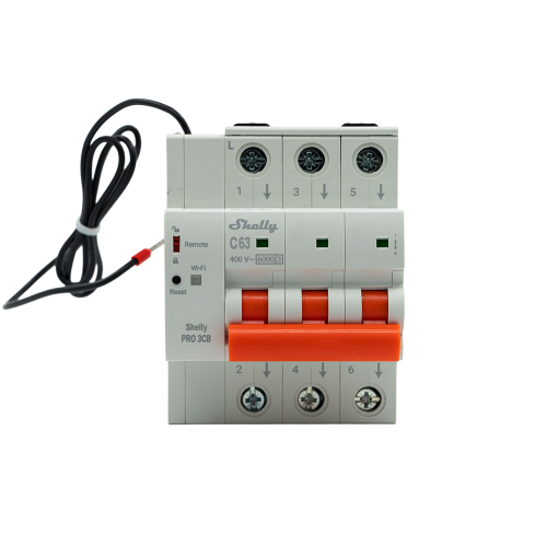Shelly PRO 3CB C63A - Shelly Europe