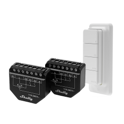 Shelly Shutter x2 + BLU RC Button 4 Pack - Shelly Europe