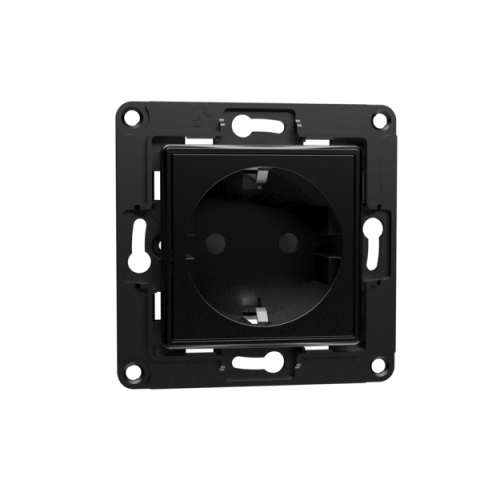 Shelly Wall Socket EU Black - Shelly Europe