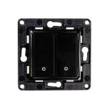 Shelly Wall Switch with 2 Buttons Black