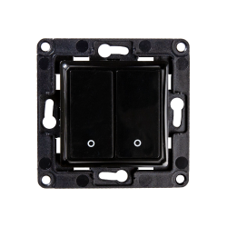 Shelly Wall Switch with 2 Buttons Black - Shelly Europe