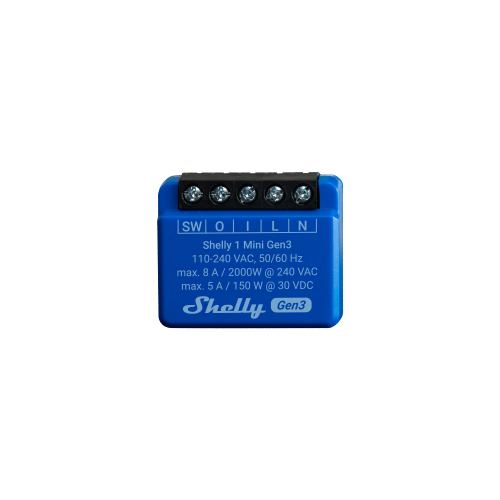 Shelly 1 Mini Gen3 - Shelly Europe