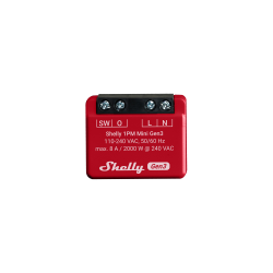 Shelly 1PM Mini Gen3 List - Shelly Europe